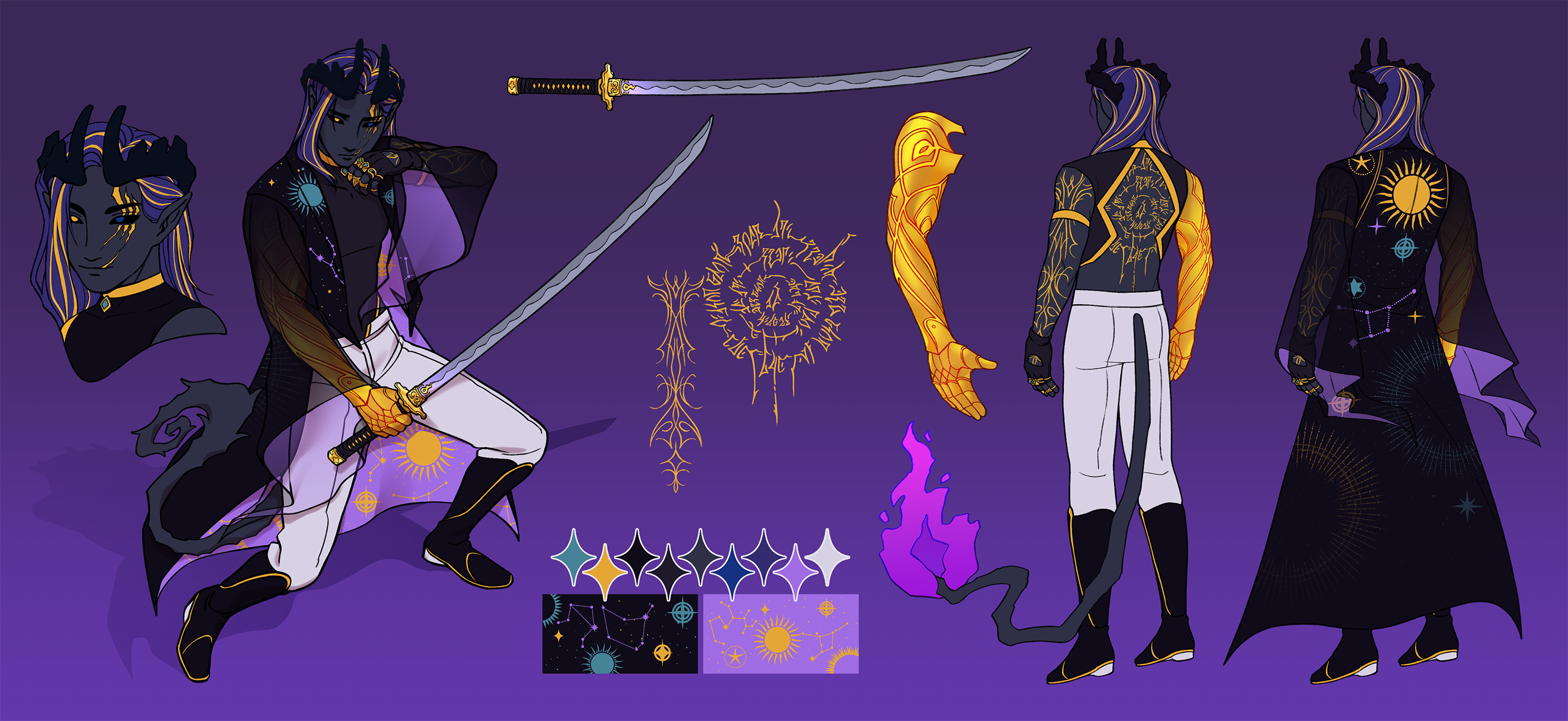 Ref. Sheet + Extra outfit + Headshot + Items